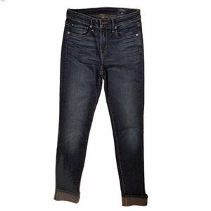 Wmn's VINCE Dark Blue Distressed Jeans (Size 25)